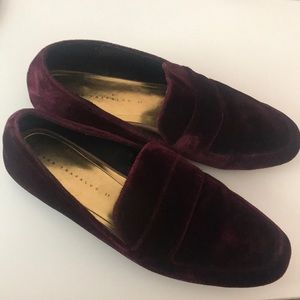 Velvet Loafers (Zara Trafaluc, size 37)